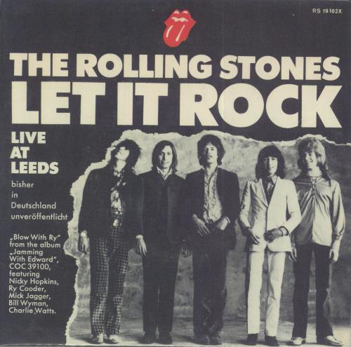 The Rolling Stones Let It Rock + Sleeve German 7